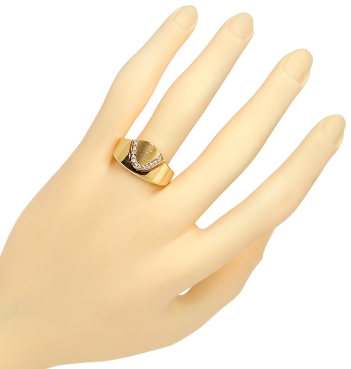Foto 4 - Wundervoller Designer-Ring mit Brillanten 18K Gelbgold, S1474
