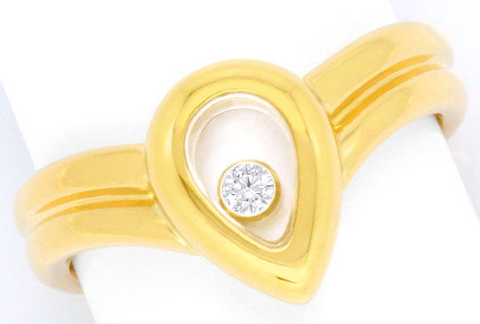 Foto 2 - Original Chopard Brillant-Ring Happy Diamonds Gelb Gold, S2909