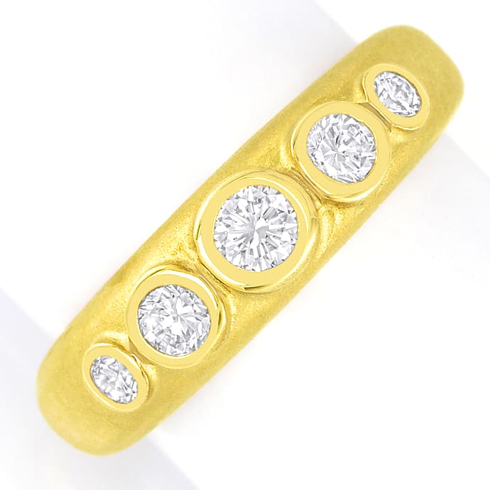 Foto 2 - Collier Armband Ring 1,75ct reine Brillanten, S5617